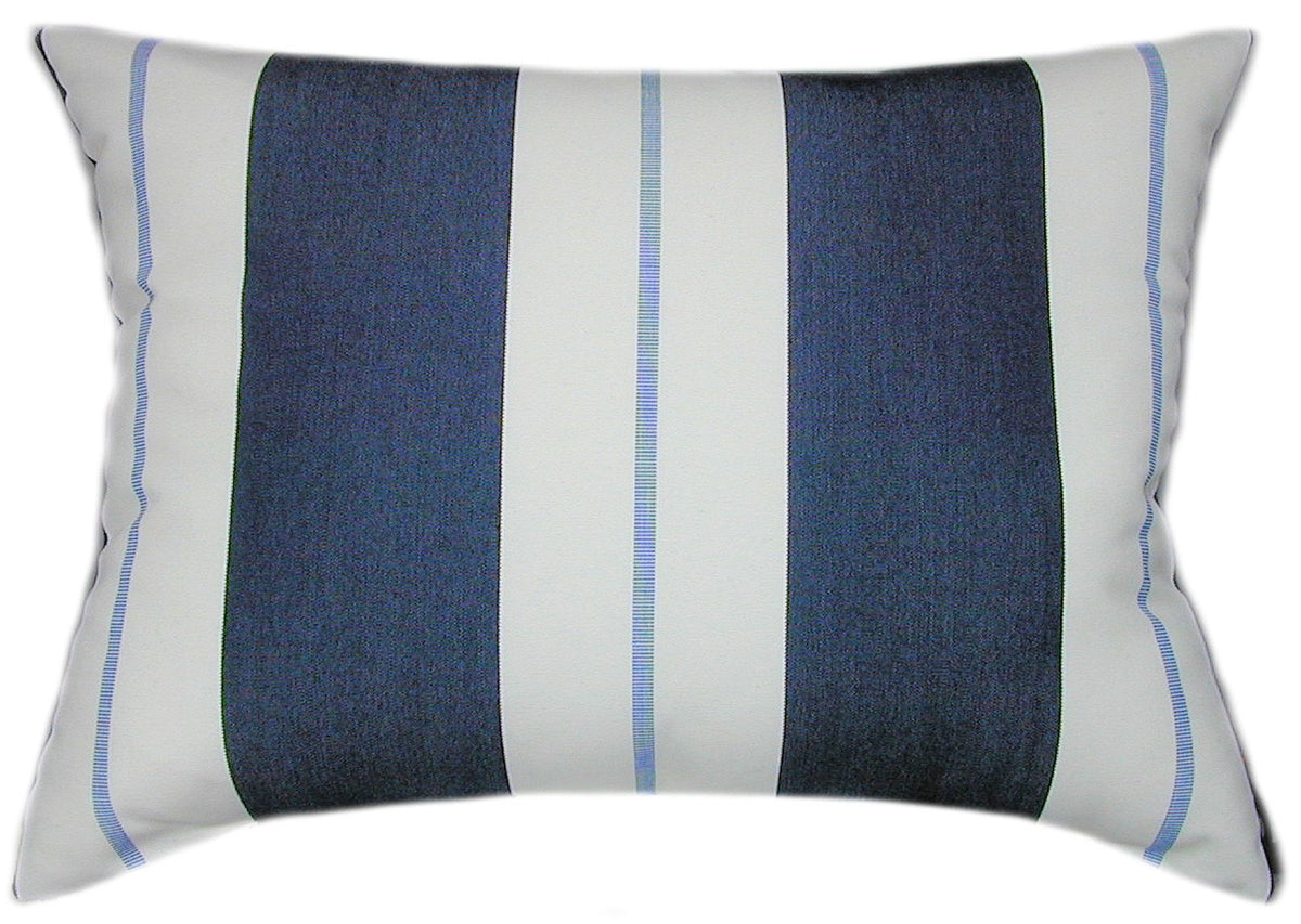 Sunbrella® Relate Harbor Indoor/Outdoor Striped Pillow