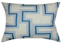 Sunbrella® Resonate Atlantis Indoor/Outdoor Geometric Pillow
