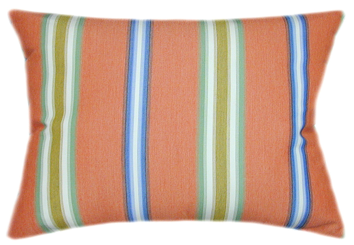 Sunbrella® Saltillo Sedona Indoor/Outdoor Striped Pillow
