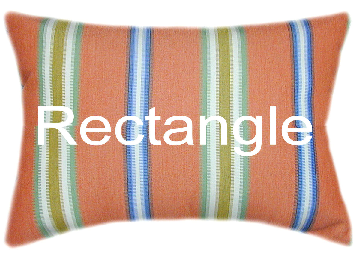 Sunbrella® Saltillo Sedona Indoor/Outdoor Striped Pillow