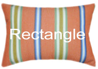 Sunbrella® Saltillo Sedona Indoor/Outdoor Striped Pillow
