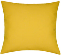 Sunbrella® Canvas Sunflower Yellow Indoor/Outdoor Solid Color Pillow