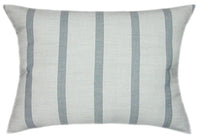 Sunbrella® Unwind Sky Indoor/Outdoor Striped Pillow