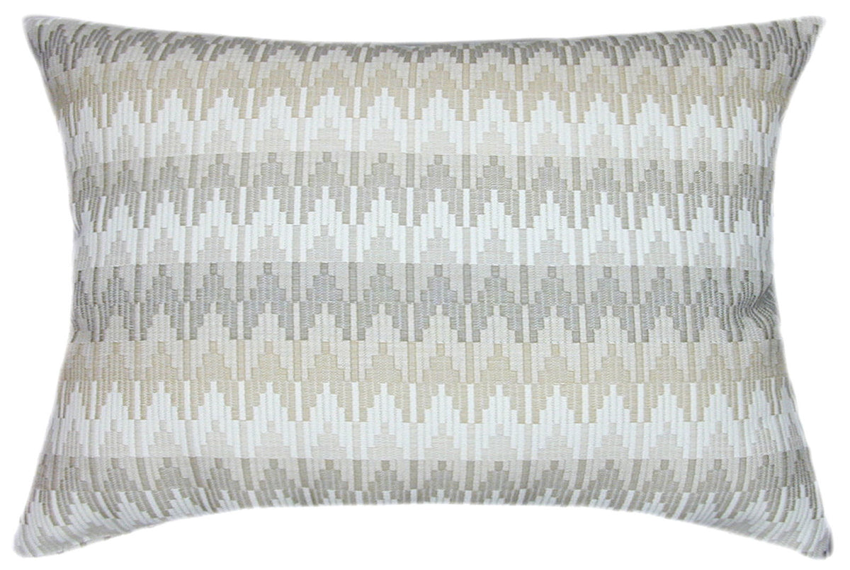 Sunbrella® Valley Dune Indoor/Outdoor Geometric Pillow