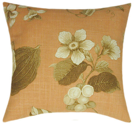 Sunroom Spice Indoor Floral Decorative Pillow