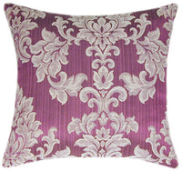Wendel Purple Indoor Floral Decorative Pillow